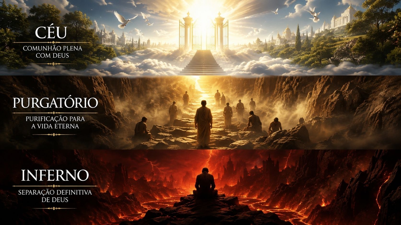 Imagem do artigo Céu, Purgatório e Inferno: qual a diferença segundo a Igreja Católica?