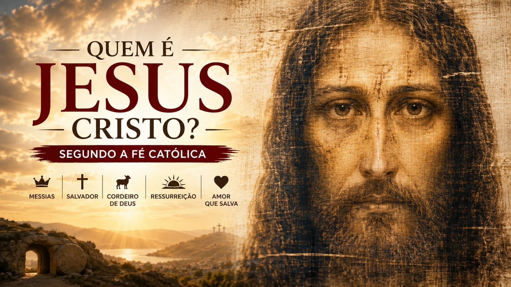 Imagem do artigo Quem é Jesus Cristo segundo a fé católica?